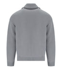 Emporio Armani Gray Reißverschlüsse Strickjacke