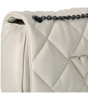 Emporio Armani Ivory Quilted Crossbody Bag