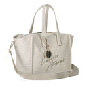 Emporio Armani Monogram Natural Medium Shopping Bag