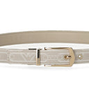 Emporio Armani Monogram Natural Reversible Belt