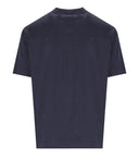 Emporio Armani Monogram Navy Blue T -Shirt