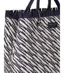 Emporio Armani Myea Blue Aqnd White Medium Shopping Bag