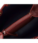 Emporio Armani Myea Burgundy Shopping Bag