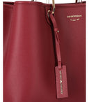 Emporio Armani Myea Burgundy Shopping Bag