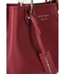 Emporio Armani Myea Burgundy Small Shopping Bag