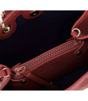 Emporio Armani Myea Burgundy Small Shopping Bag
