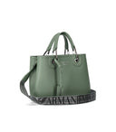 Emporio Armani Myea Small Sage Green Shopping Bag