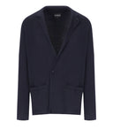 Emporio Armani Navy Blue Strickjacke