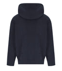 Emporio Armani Navy Blue Monogram Hoodie