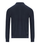 Emporio Armani Navy Blue Ribed Cardigan