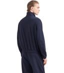 Emporio Armani Navy Blue Ribbed Jacket