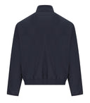 Emporio Armani Navy Blue Ribbed Jacket