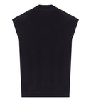 Cardigan senza maniche blu emporio armani