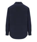 Emporio Armani Chaqueta de lana azul marina