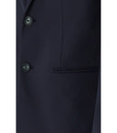 Emporio Armani Travel Essential Blue Single Breasted Giacca