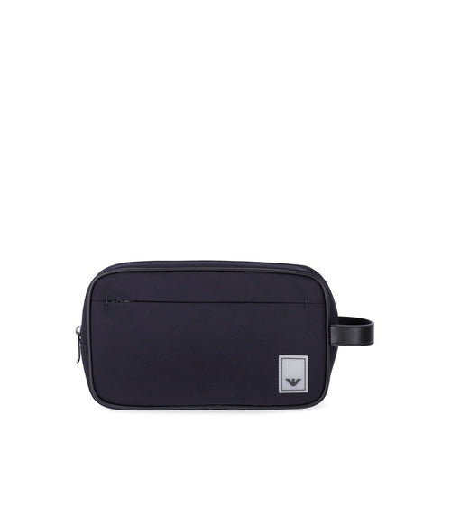 Emporio Armani Travel Essential Navy Blue Toiletry Bag