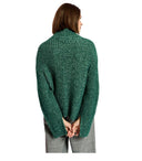 Essentiel Antwerp Clever Melange Green Turtleneck Jumper