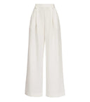 Essentiel Antwerp Dobby Green Wide Leg Trousers