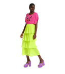 Essentiel Antwerp Duplicar Fuchsia T Shirt