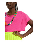 Essentiel Antwerp Duplicar Fuchsia T Shirt