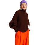 Essentiel Antwerp Ejoy Brown Turtleneck Jumper