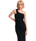 Essentiel Antwerp Ensue Black Midi Dress