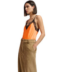 Essentiel Antwerp Escale Orange Top