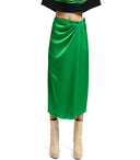 Essentiel Antwerp Esparkling Black And Silver Midi Skirt