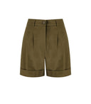 Essentiel Antwerp Faint Military Green Shorts