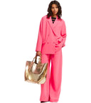 Essentiel Antwerp Fall Pink Wide Leg Trousers