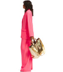 Essentiel Antwerp Fall Pink Wide Leg Trousers