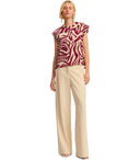 Essentiel Antwerp Feebee Burgundy Top