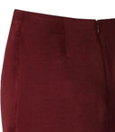 Essentiel Antwerp Fondue Burgundy Midi Skirt