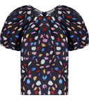 Essentiel Antwerp Fooi Navy Blue Top