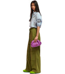 Essentiel Antwerp Fopy Khaki Green Cargo Trousers