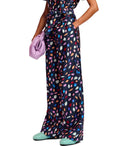 Essentiel Antwerp Frankrijk Navy Blue Wide Leg Trousers