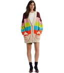 Essentiel Antwerp Gaan多色开衫