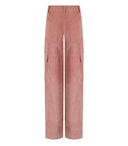 Pantalones de carga rosa de gazou gazou de essentiel