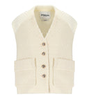 Essentiel Antwerp Geologic Cream Vest