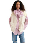 Essentiel Antwerp Geologic Cream Vest