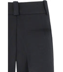 Essentiel Antwerp Ghoul Black Wide Leg Trousers