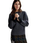 Essentiel Antwerp Ginster Grey Crewneck Jumper