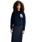 Essentiel Antwerp Goggy Navy Blue Sweatshirt