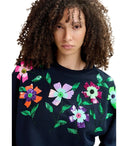 Essentiel Antwerp Graaf Navy Blue Sweatshirt