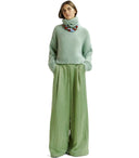 Essentiel Antwerp Griffin Green Turtleneck Jumper
