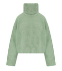 Essentiel Antwerp Griffin Green Turtleneck Jumper