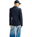 Essentiel Antwerp Haisies Dark Blue Single Breasted Jacket