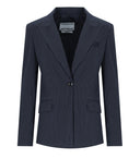 Essentiel Antwerp Haisies Dark Blue Single Breasted Jacket