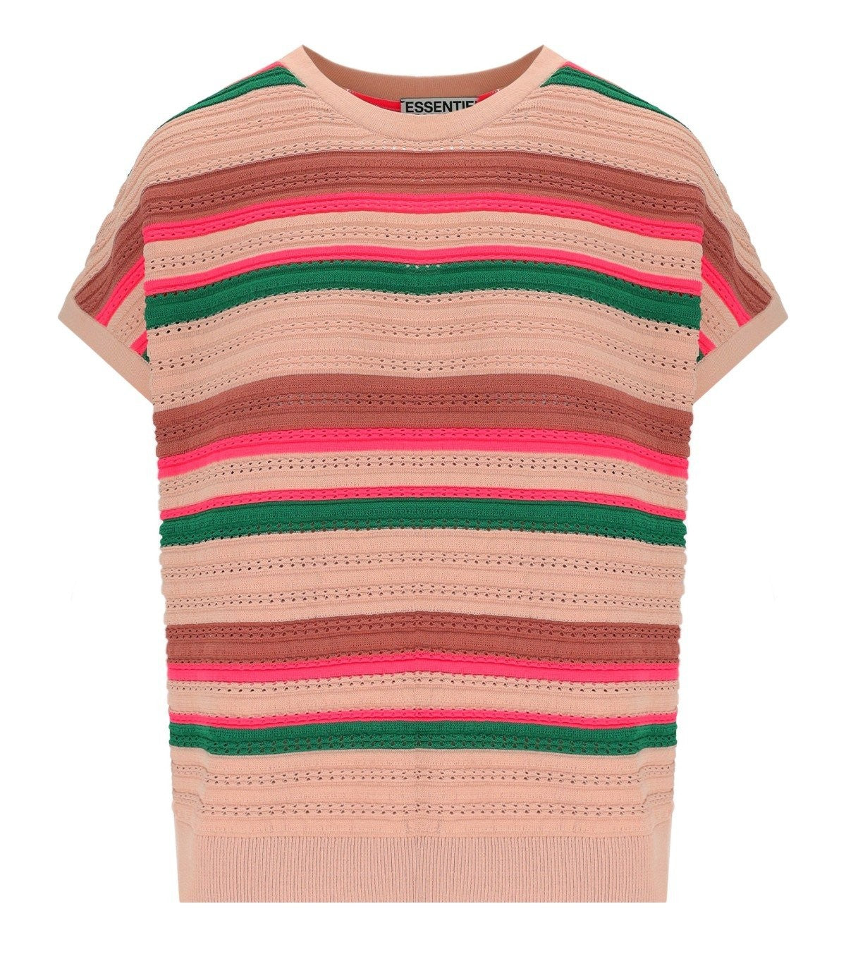 Essentiel Antwerpen Hali veelkleurige gebreide top