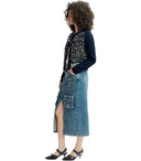 Essentiel Antwerpen Halter Dark Blue Cardigan